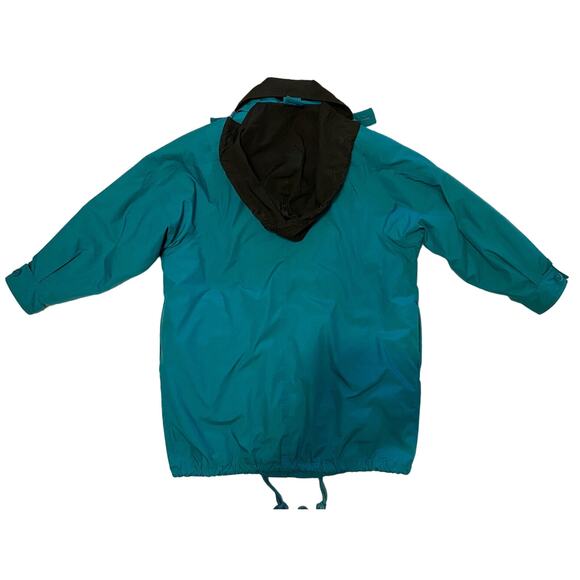 London Fog Coat Jacket Women's Green Hooded Removable Lining M/L - Picture 2 of 8